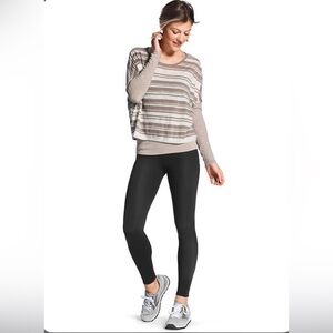 Athleta Serenity striped dolman long sleeve top